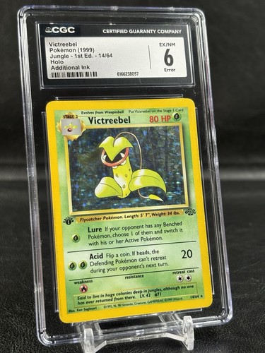 Victreebel (1st Edition) graded CGC 6 for sale on eBay