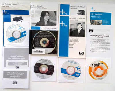 HP Microsoft Windows XP Tablet PC Ed 2005 Software DVDs Recovery