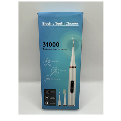 Sonic Electric Tooth Cleaner 31000 Black Rechargeable USB Waterproof 5 Speed C