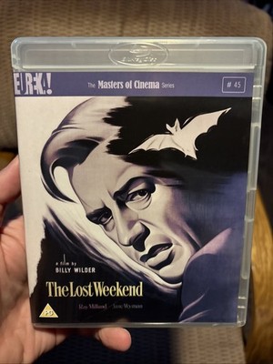THE LOST WEEKEND (1945, Blu Ray) Eureka Masters Of Cinema.  REGION B, Booklet.