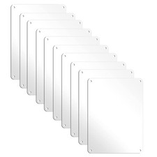 White Blank Metal Sign,10 x 7 Inches Sturdy Rust Free Aluminum Metal Signs Wh...