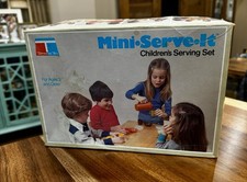 Vintage Tupperware Mini-Serve-It Children  s Serving 1979 Missing 1 Bowl 2 Lids
