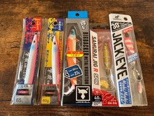 Lure set (Samurai Jig R Spin 40g, Makimaki Kishiichi SP Pink, Big Backer 107,
