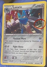 HD GALAXY SWIRL Lucario - 63/124 Fates Collide Promo Cosmos Holo BLEED ERROR on eBay