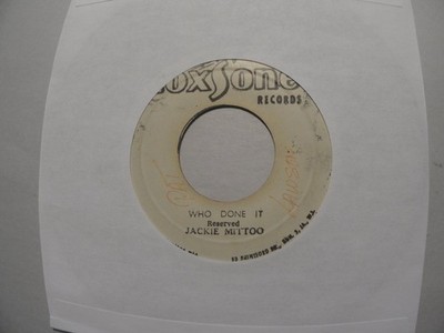 Jackie Mittoo - Who Done It 7'' Single 45 RPM Coxsone Records Reggae