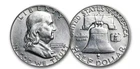 Bulk Franklin Half Dollars- 90% Silver - FREE INSURED SHIPPING!