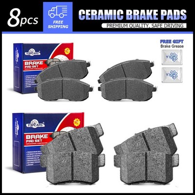 Front and Rear Ceramic Disc Brake Pads for Suzuki SX4 2007 - 2012 2013