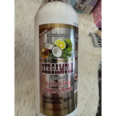 Bergamota conditioner coconut oil collagen rosemary anti hair loss strength