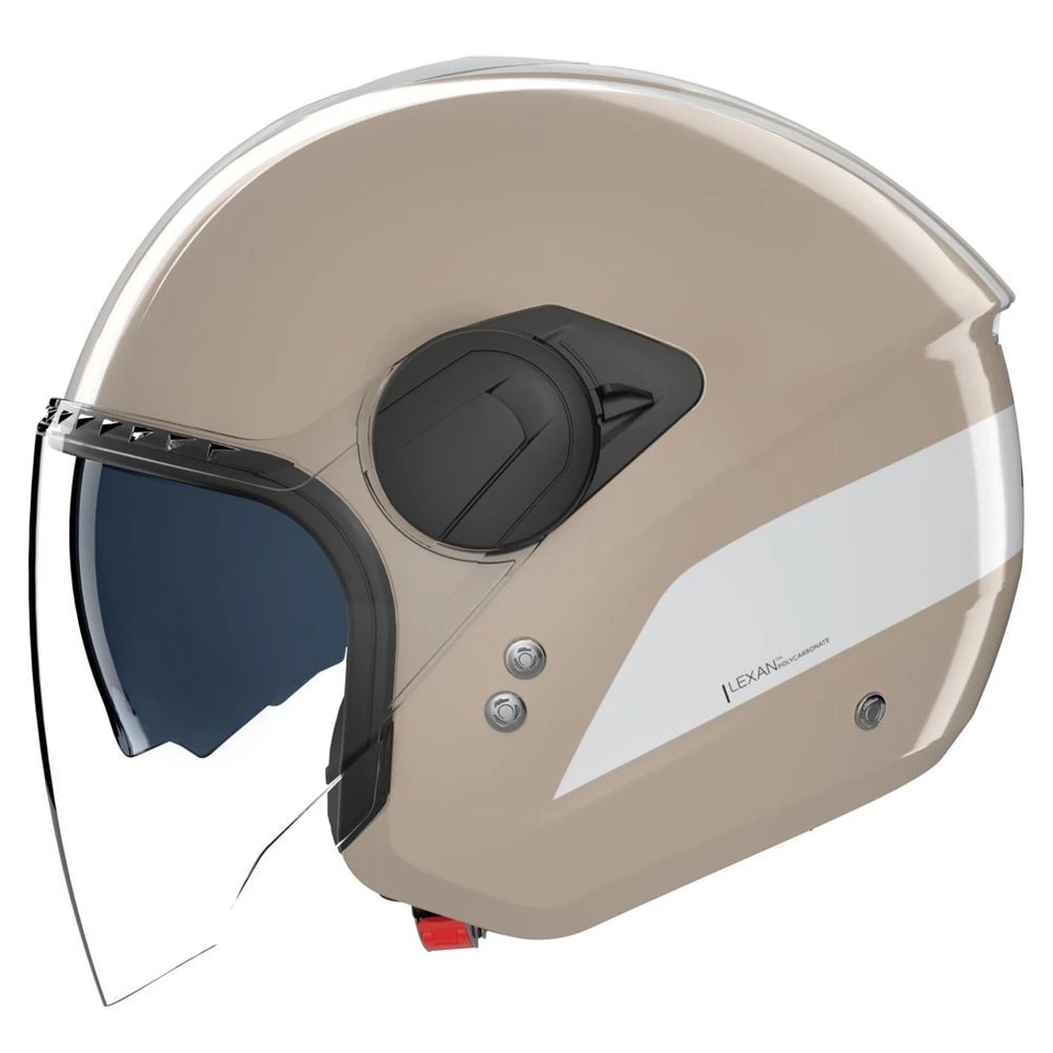 Jet Helmet Nolan N20-2 VISOR DOLCE VITA 350 Sabbia / Bianco - Image 2 of 4