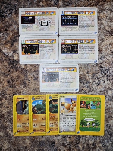 Nintendo Donkey Kong Jr E-Reader Karten Set GBA Gameboy Advance LOT 1-5 | UND MEHR