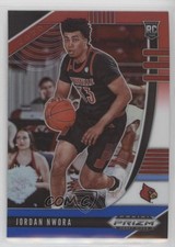 2020-21 Panini Prizm Draft Picks Red White & Blue Prizm Jordan Nwora #38 1md