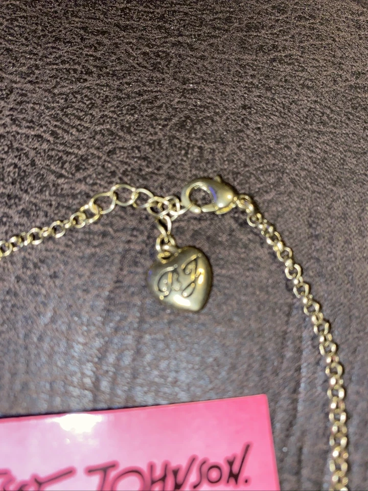 Pulsera de tobillo de rana Betsey Johnson con anillo de punta de rana a juego retirada nueva Foto 4 de 4