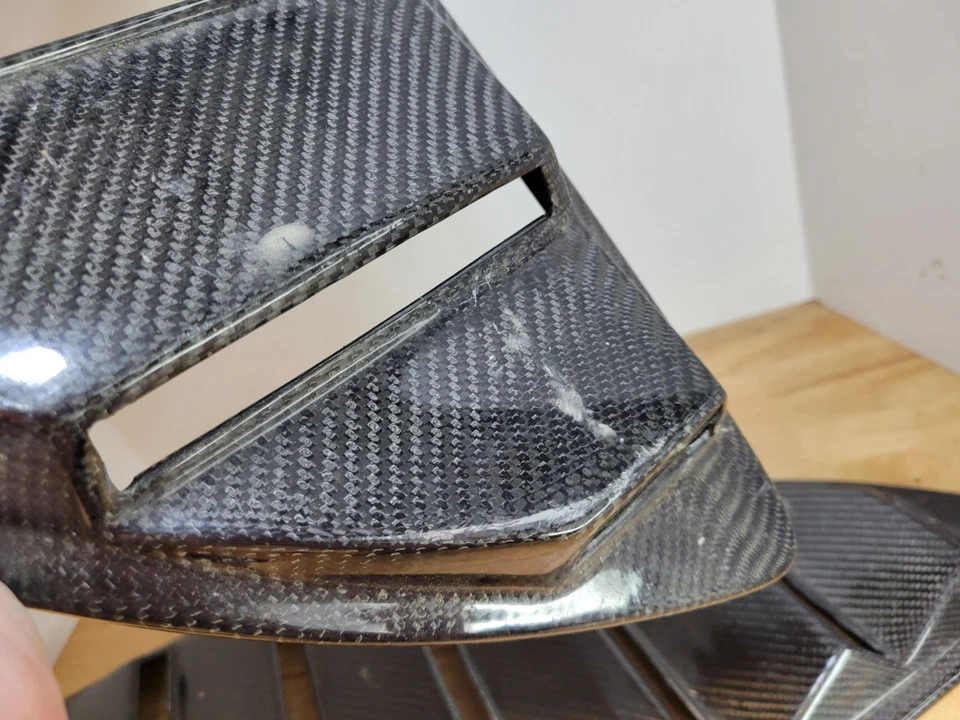 Carbon Fiber C Pillar Window Louvers for 2009-2016 Hyundai Genesis Coupe USED - Image 4 of 4