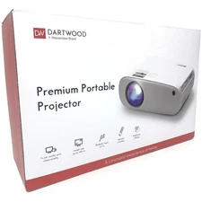 Dartwood Premium Portable Home Projector New in Box Wassenstein