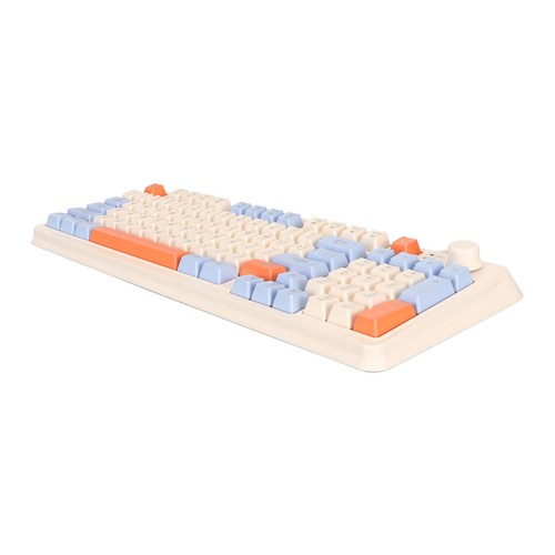 Gaming Keyboard Colored Backlit Wired 94 Keys Keyboard For Desktop Computer NEW - Afbeelding 2 van 12