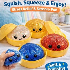Crazy and fun Squishy Bun Rainbow Galaxy Chas...