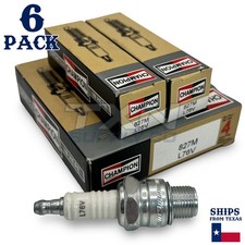 Champion 827M Marine Spark Plug L76V - 6 Pack