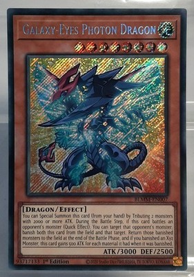 Yugioh Galaxy-Eyes Photon Dragon SCR - Battles of Legend: Monster Mayhem - EN/MT