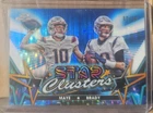 New Listing2024 Topps Cosmic Chrome - Star Clusters Tom Brady, Drake Maye Blue Moon 80/99