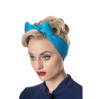 Banned Chiffon Halstuch Kopftuch Schal Tuch - Gradiation Scarf Blau