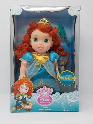 My First Disney Princess Deluxe Baby Merida Brave Doll NIB See Description 