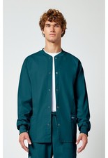 Cherokee Workwear WW360 CAR Caribbean Blue Men's Warm-up Jacket Free Ship