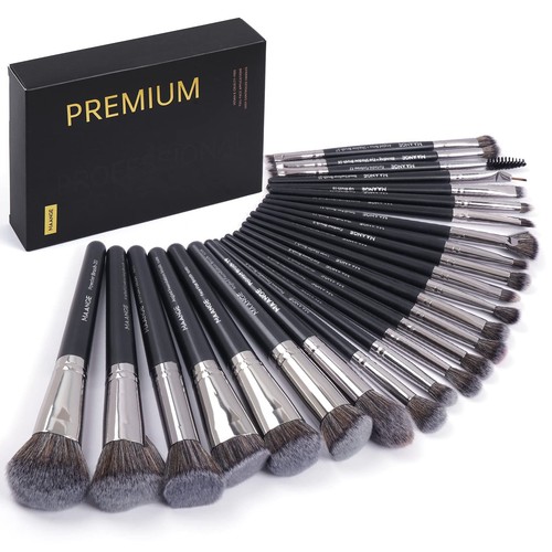 Make-up Pinsel, 25 Stück Make-up Pinsel Set Premium Synthetik Concealer Rouge Foun...