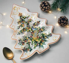 Williams Sonoma Twas the Night Before Christmas Spoon Rest NIB Christmas Tree