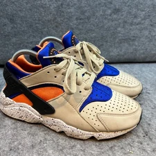NIKE AIR HUARACHE MOWABB RATTAN HYPER ROYAL ORANGE Men's Size 8.5