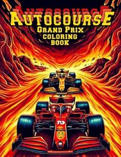 Image of Autocourse Grand Prix Coloring Book: Honor the heroes of the track with pages th
