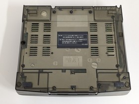 Z596 SEGA Saturn Console Clear Skeleton HST-3210 JAPAN SegaSaturn adapter SET