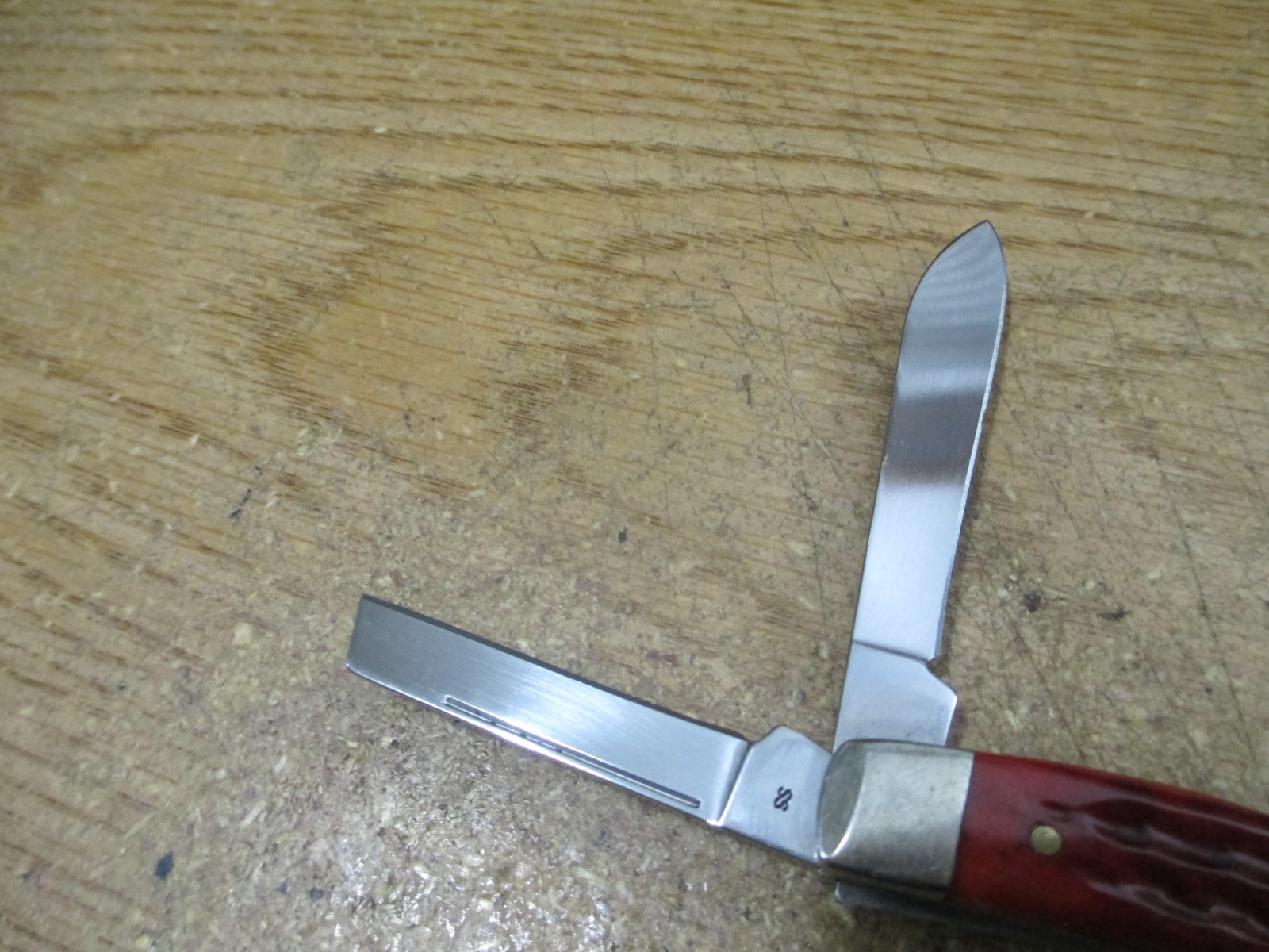 CASE XX CONGRESS 64052 RED BONE 4 BLADE FOLDING POCKET KNIFE