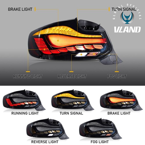 VLAND getönte OLED GTS Rücklichter für 2014–2020 BMW 2Ser F22 F23 F87 230i 228i - Bild 3 von 19