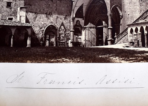 St. Francis Assisi, circa 1860-1880; Original, Vintage Albumen Photograph - Picture 3 of 3
