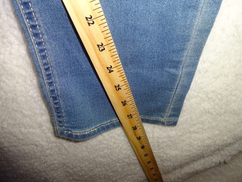Denizen By Levi's Girls Denim Blue Jeans Stretch Slim Light Wash Size 16R (CF) - Picture 6 of 12