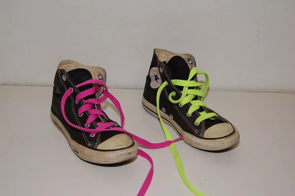 Converse Chuck Taylor Black High Top Youth Shoes 1Y