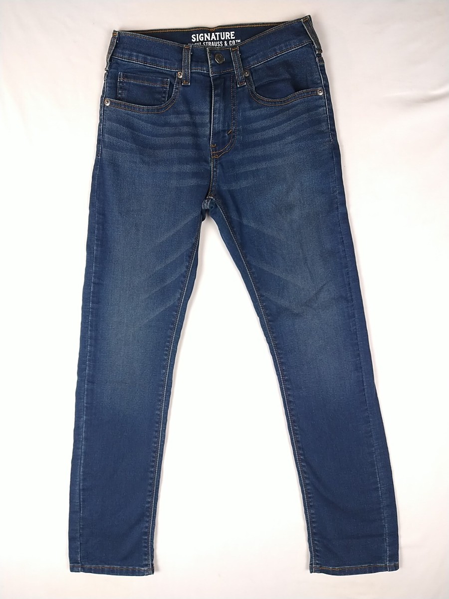 Levi's Signature Akhtar Textile Sample Blue Jeans (Women 24x26