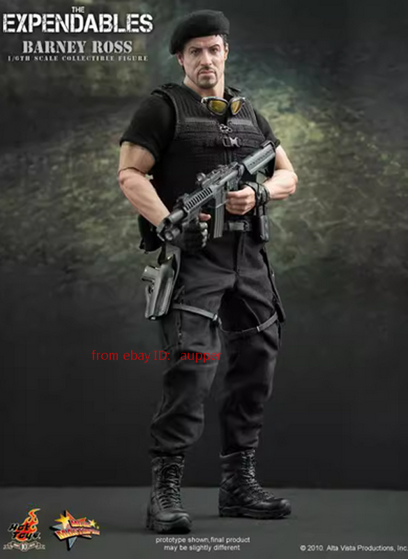 Perfect Hot Toys Mms138 1/6 Barney Ross Action Figure In Stock New