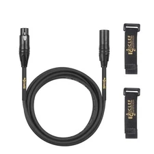 Clef Audio Labs  XLR Male to XLR Female, 22AWG Cord- 20FT - 1PK