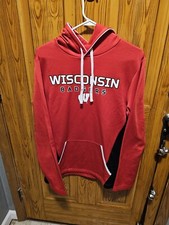 Unisex Wisconsin Badgers Hoodie Size Medium