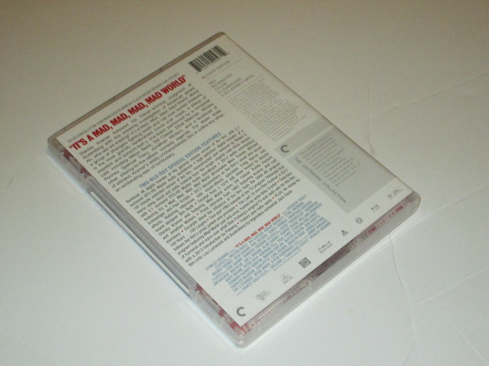 It's a Mad, Mad, Mad, Mad World Criterion Collection Blu-ray ...