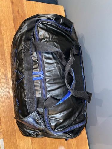Vintage Adidas Holdall Duffle Bag Gym 80s Oxford Nylon Washable retro black RARE - Picture 2 of 23