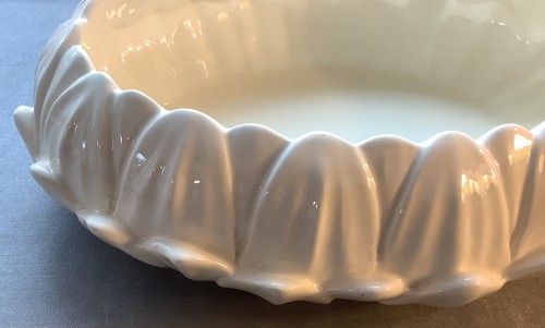 Cuenco con motivo de flor de loto SPODE Imperial ART NOUVEAU 1920 - oblongo - 10" de largo - Imagen 6 de 9