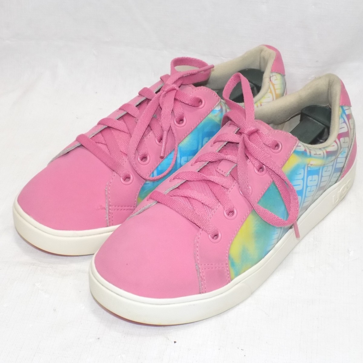 UGG Womens Zilo Knit 1122310K Pink Hologram Shoes Sneakers Youth