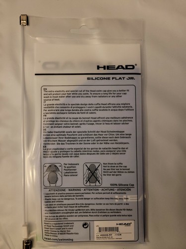 Head Junior Silicone Flat Swim Cap - Picture 2 of 2