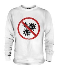 MISOFOBIA (MIEDO A LOS GÉRMENES) UNISEX SUÉTER TOP REGALO FOBIA ASUSTADO
