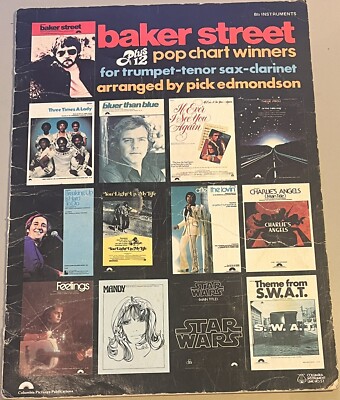 Baker Street + 12 Pop Chart Winners Songbook Sheet Trumpet, Tenor Sax, Clarinet