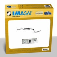 Imasaf Auspuff MSD Mitteltopf für Ford Escort V (Gal) 1.6 66KW O.Kat