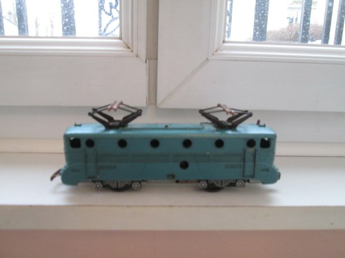 Lot De 6 Locomotives électriques Jouef HO – Mécaniques Sans Clé – Vintage Plastique Vert