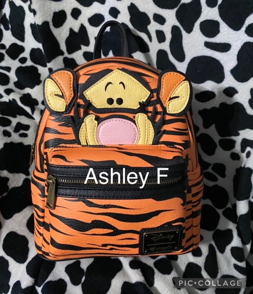 Loungefly Disney Winnie the Pooh Tigger Cosplay Mini Backpack Heart Logo